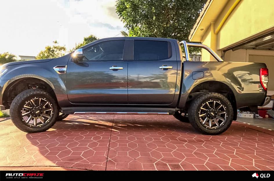 FORD RANGER GD05 MATTE BLACK MILLED ACCENTS